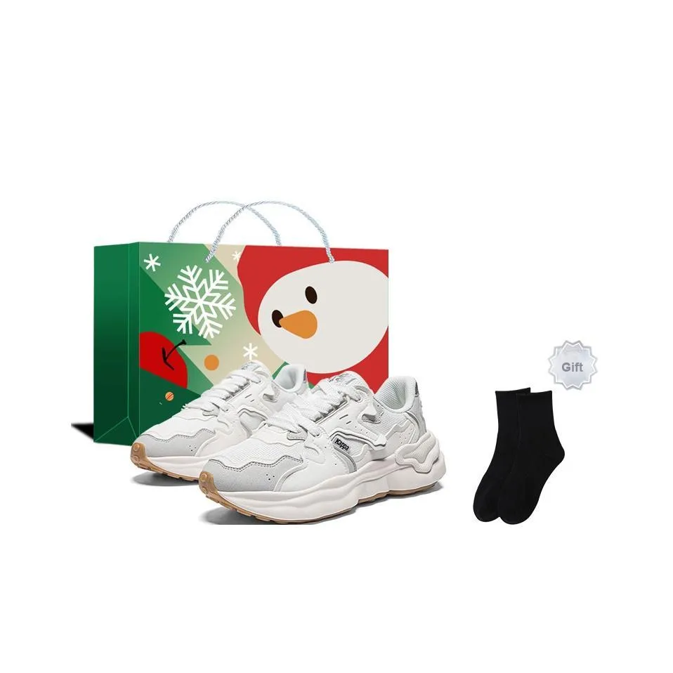 Kappa Chunky Sneakers Unisex Low Top White/Gray