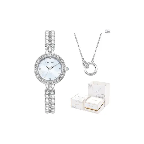 KIOLOERS Кварцевый механизм Часы Женские Жемчужная раковина Циферблат