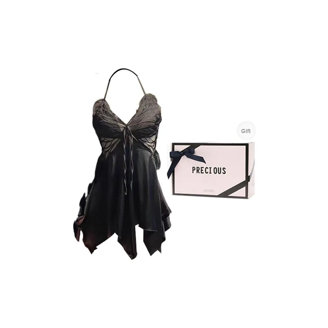 OEING Ночная сорочка Женская Gift Box Set Черная Юбка