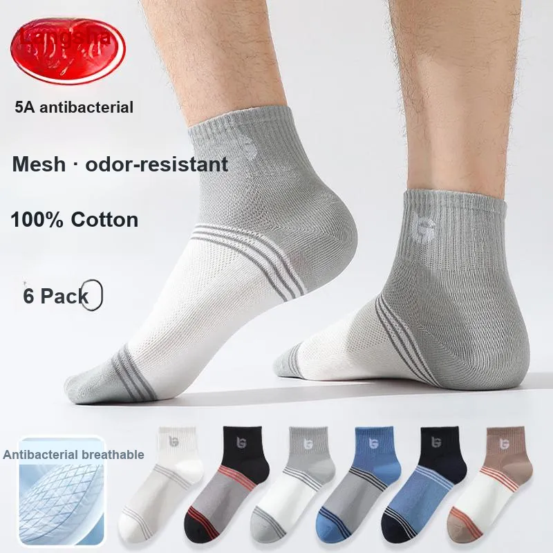 Lanza Mid Calf Socks Men's 6 Pack-1