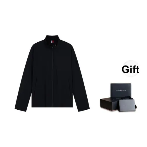 Tommy FW0FW06019 Jackets Coats Men's Black BDS