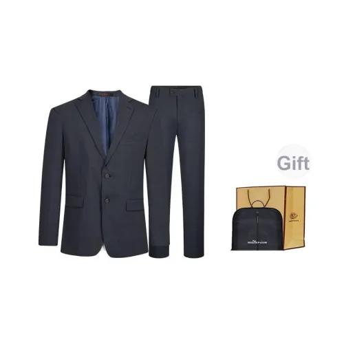 SEVEN Groom's Свадебный Формальный Бизнес-Костюм Мужской Темно-Серый