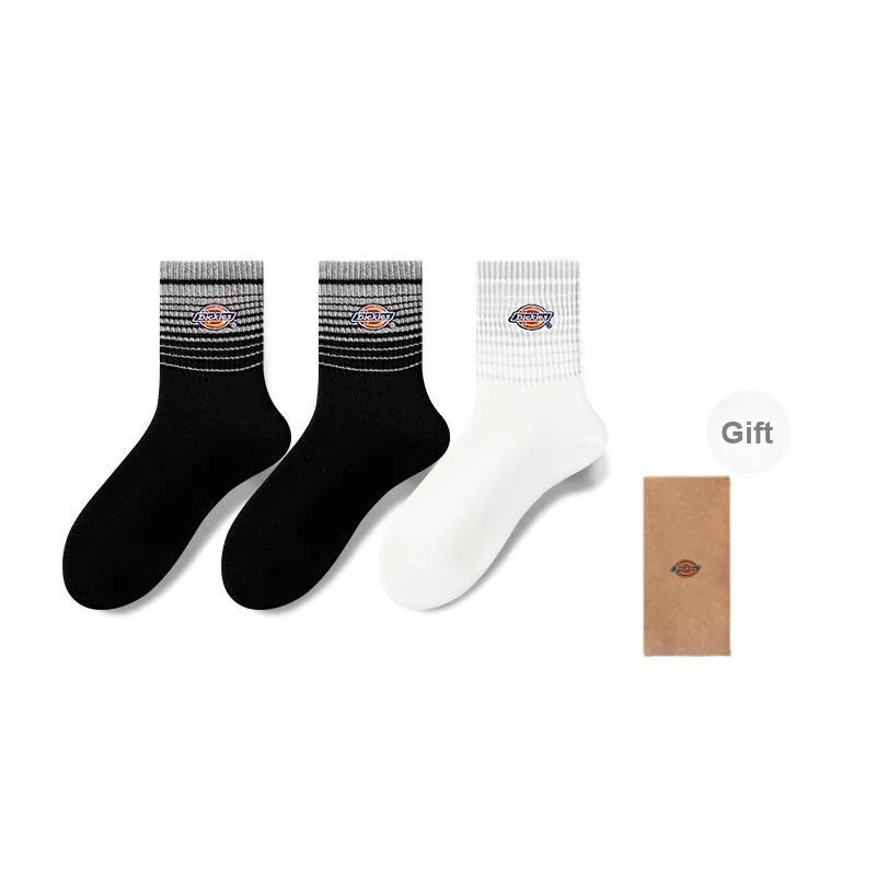 Dickies Everyday Comfortable Moisture-Wicking Breathable Fall And Winter Crew Socks Unisex-18