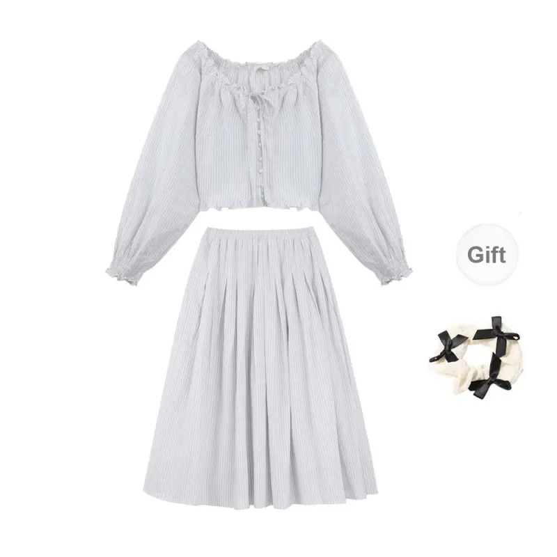 TURN UP Two Piece Skirt Sets Women's-5