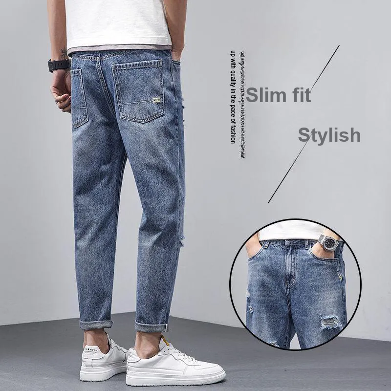 PANDA ADEVIL Jeans Men Nostalgic Blue-4