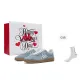 Blue White[Shopping Bag+Socks]