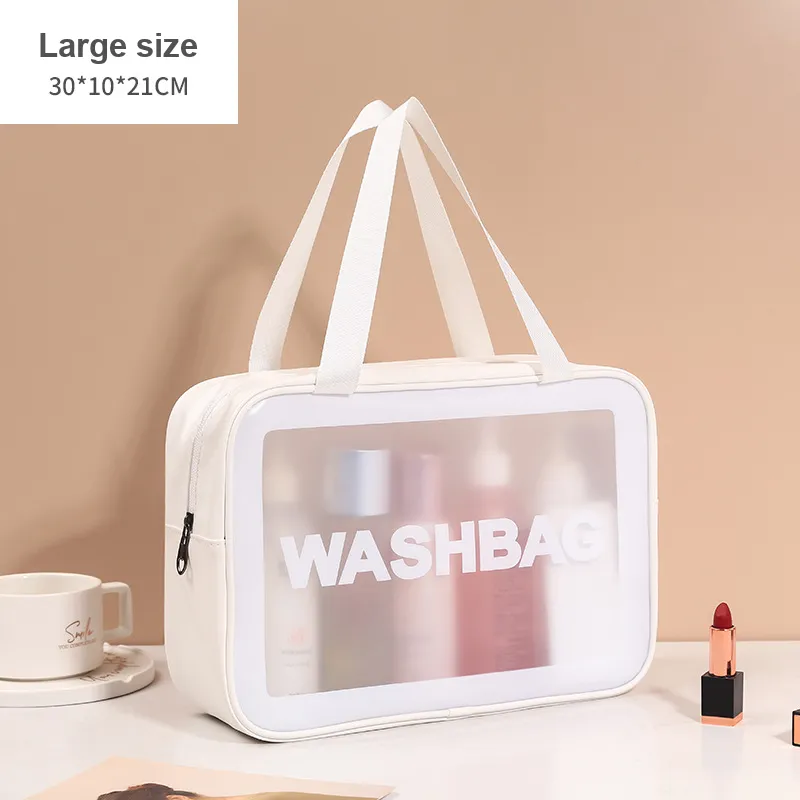 Love Of Wormwood Good Looking Matte Transparent Minimalist Style With Multiple Usages Makeup Bags-7