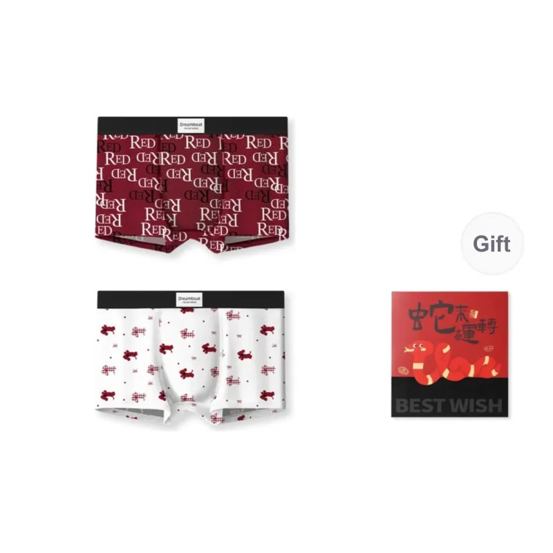 Qiao Ni Tong Underwear Gift Boxes Men's Combo Set-20