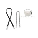 Black Underarm Shoulder Strap with Thick Decorative Chain