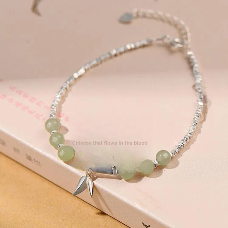 LUXLINE Bracelets Green Jade Women's-4