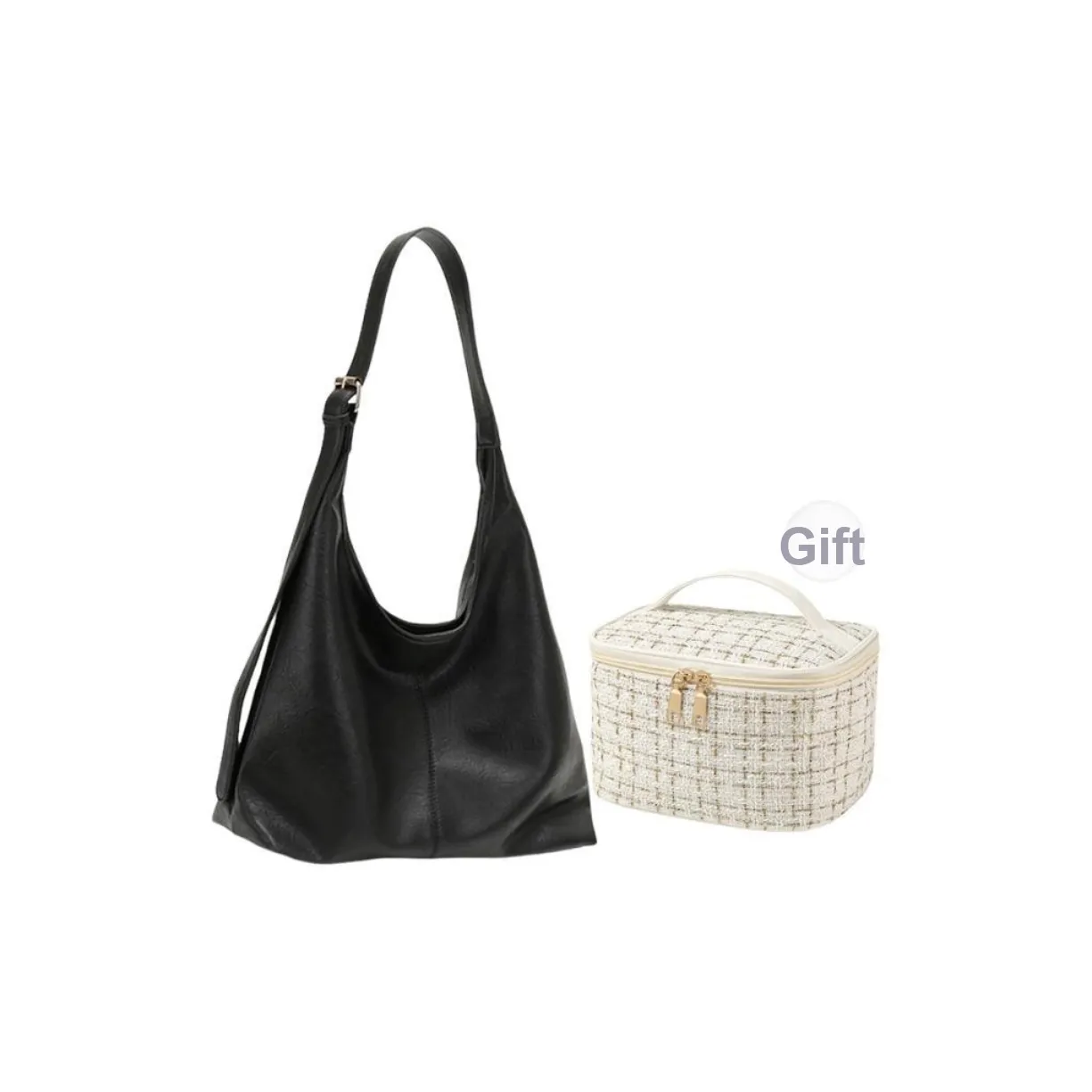 NATTY PU Large Size Women's Coffee/Black