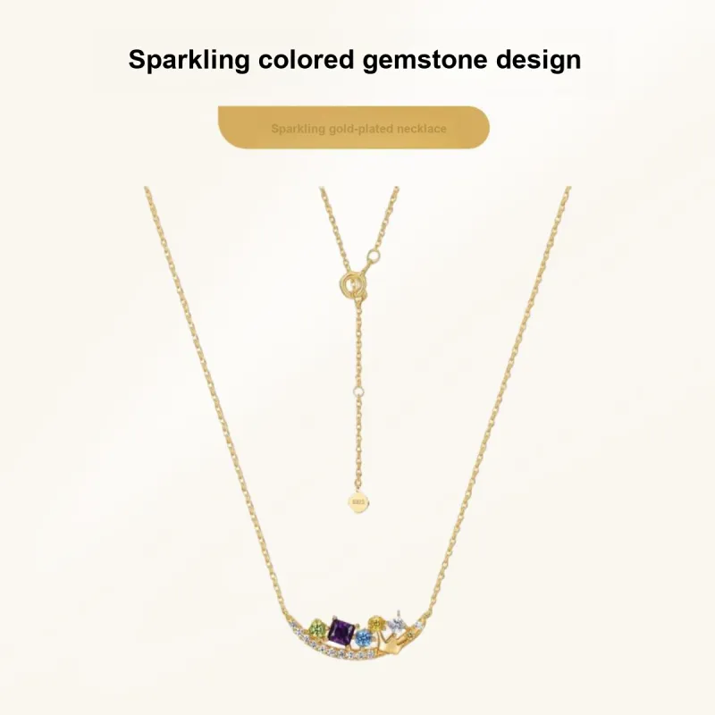 KOYOOME S925 Silver Gold Plated Necklaces Unisex-1