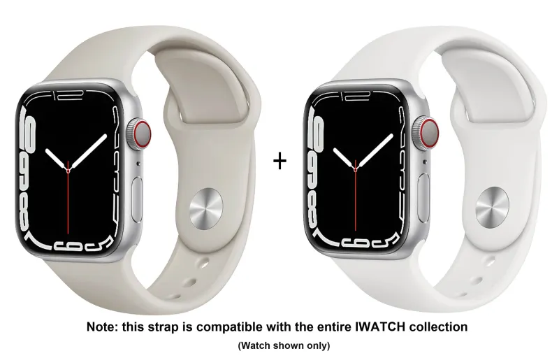 ZHISHENG Apple Compatibility Watch Band 38 45mm Watch Dial All Silicone Material-6