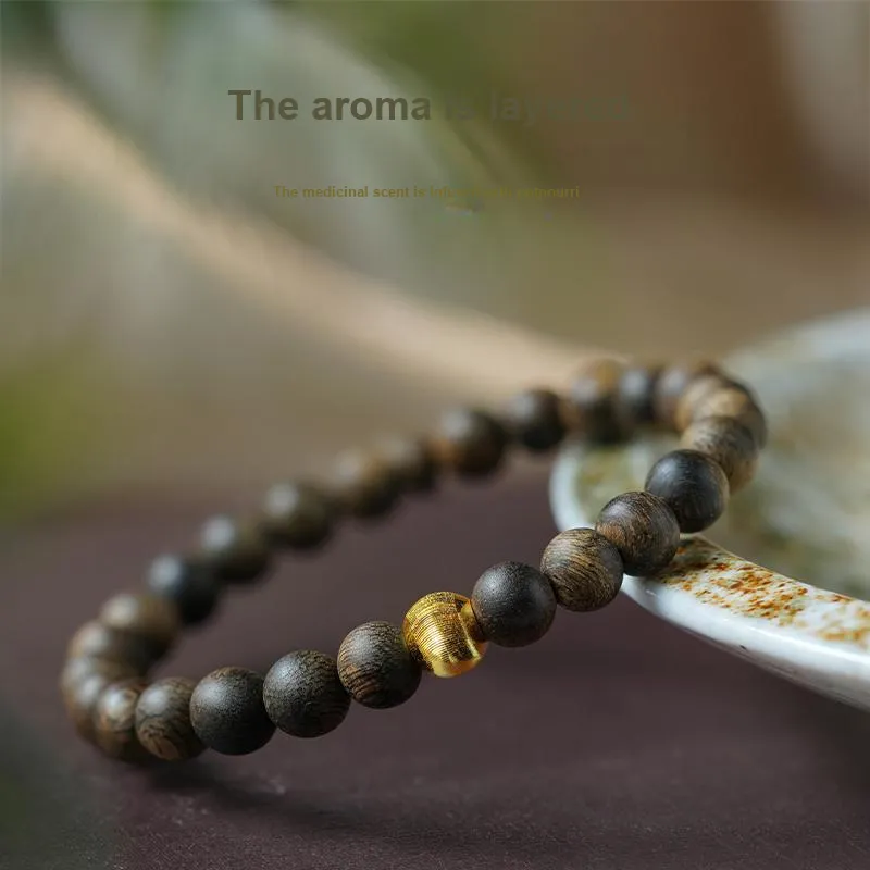 DALONG Aromatic Agarwood Bracelets Unisex-4