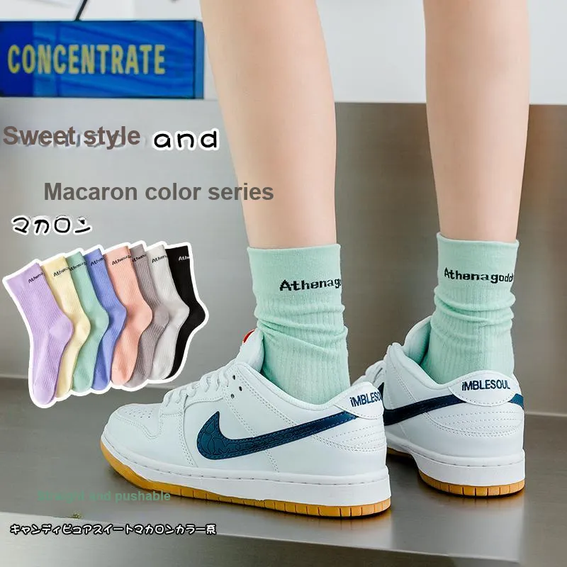Yalu Mid Calf Socks Women's 8 Pack-1