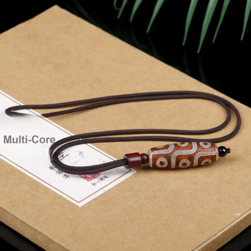 Yi Zhen Ge Agate Jade Necklaces Unisex-5