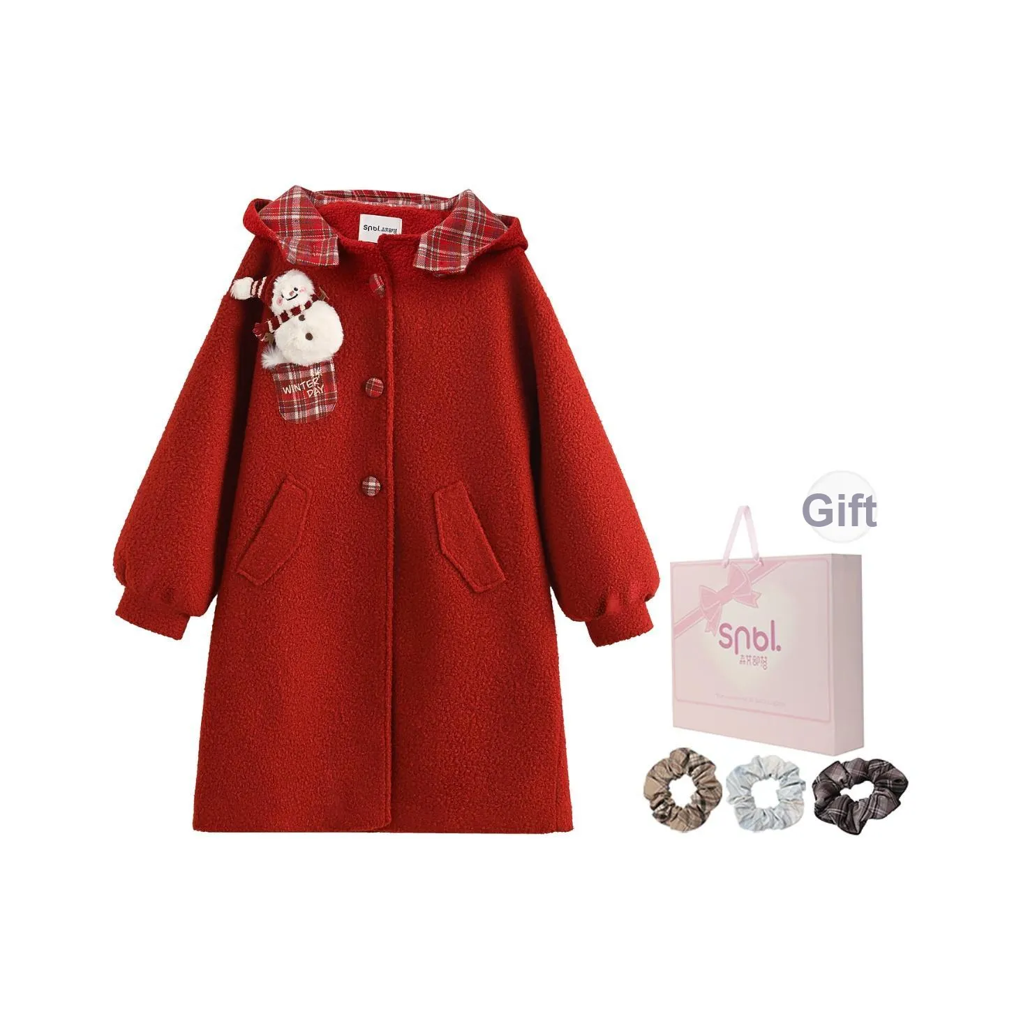 SNBL Red Women's Coat SNBL Красный Женский Пальто