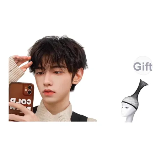 Future Maple Корейский стиль Стильный And FLUFFY Мужской Микро Blown Бахрома Парики