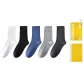 [5 Pack]Bleached+Black+Blue+Light Gray+Dark Gray