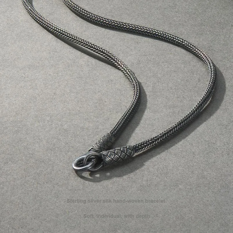 LUCKYMOJO Sterling Silver Necklaces Unisex-1