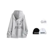Heather Gray with A Trendy Hat Included