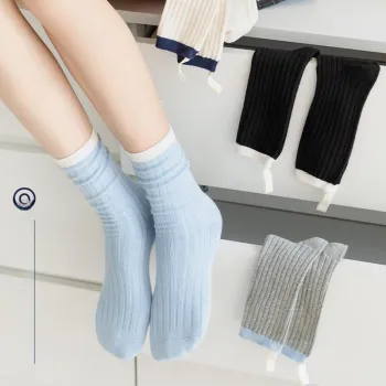 MIIOW Mid Calf Socks Women's Shopping Bag 4 Pack
