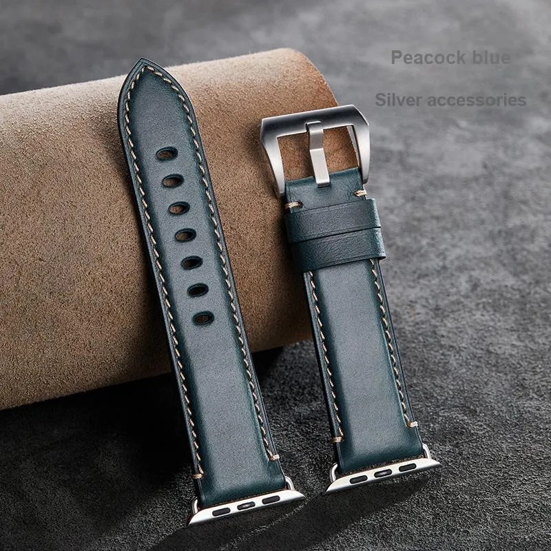 IStrap Apple Compatibility Watch Band 120+80mm Cowhide Leather Material-13