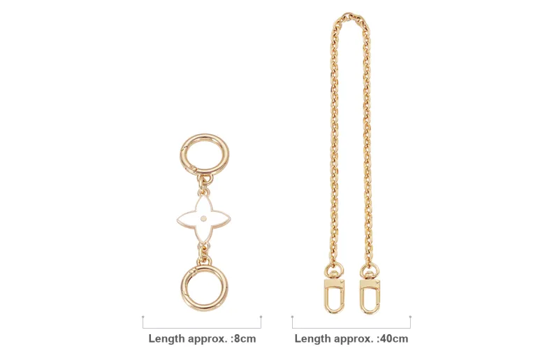 GUYI Metal Bag Accessory Bag Strap Women's Gold Tone-50