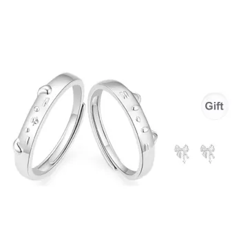 ZOKS S999 Fine Silver Rings Unisex