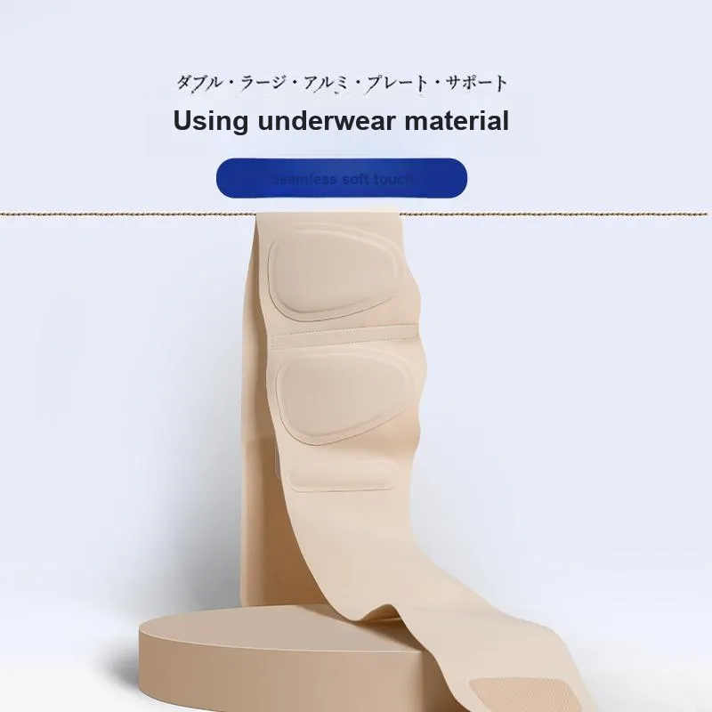 TMT Back Support Braces Breathable Protective Compression 85.3% Polyamide 14.7% Elastane UPVC Steel Plate Women's-2