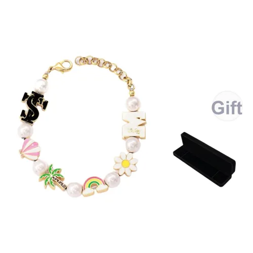 STK SMALL TOWN KID Медный + Стеклянные бусины + Низкая температура Эмаль Браслеты Унисекс