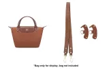 Brown with Gold Buckle Cow Leather Shoulder Strap 95cm[Perforated Set Not Included]