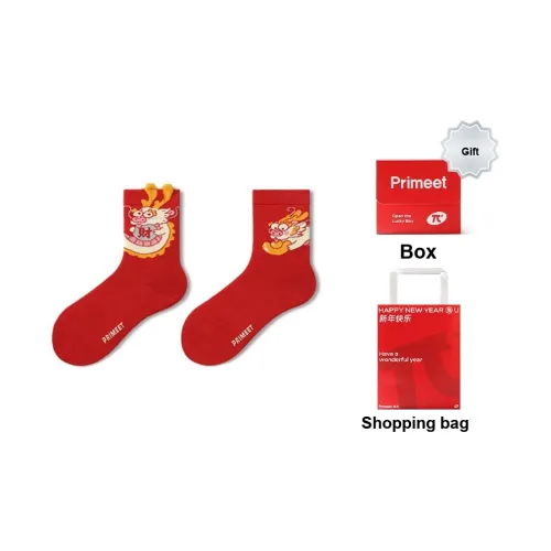 PRIMEET Носки Crew Женские Набор из 2 пар OF Gift Boxes