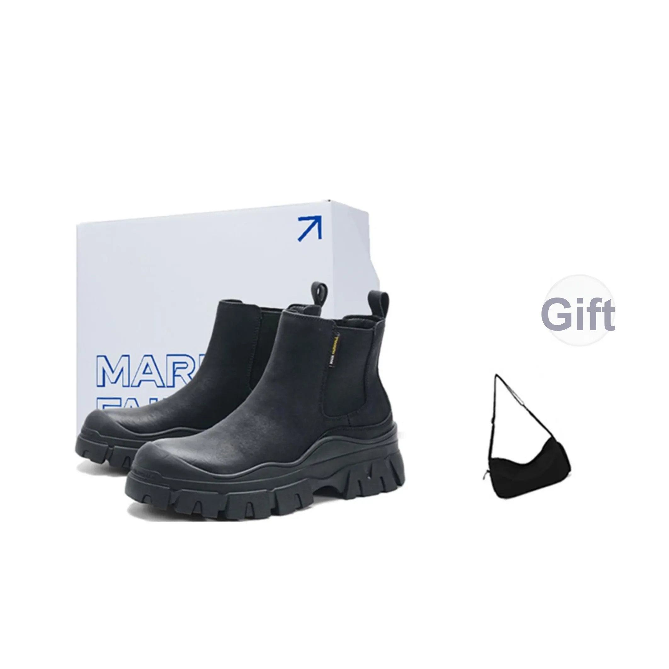 FAIRWHALE Размер 1 11 С подарками A Дорожная сумка Украшение Осень и зима. Ботильоны Мужской