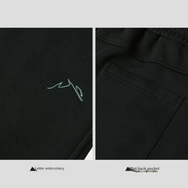 HLA Casual Pants Men Black 77-3