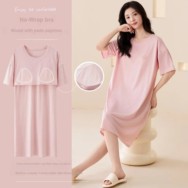 YUZHAOLIN Women's Nightgowns-3