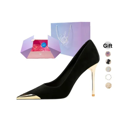 NTOZE Узкий каблук Высокие каблуки Женские Черный