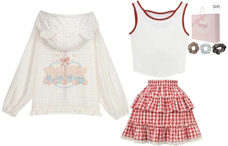 SNBL Two Piece Skirt Sets Women's-1