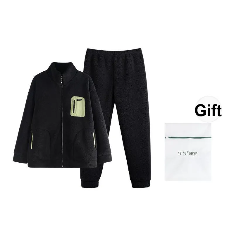 Xuan Liang Pajama Set For Fall And Winter Unisex Laundry Bag Included-2