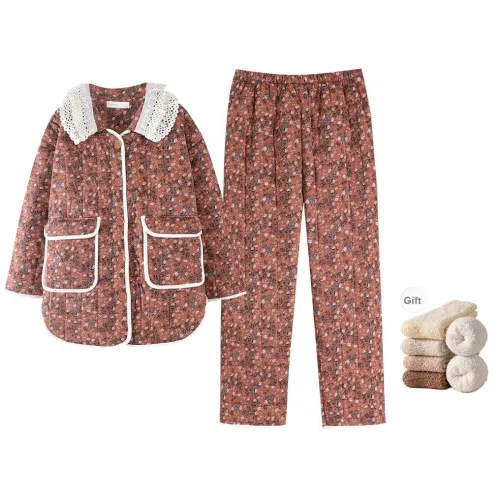 ZumashL Luxury Designer Series Pajama Set Women's Ancora Red