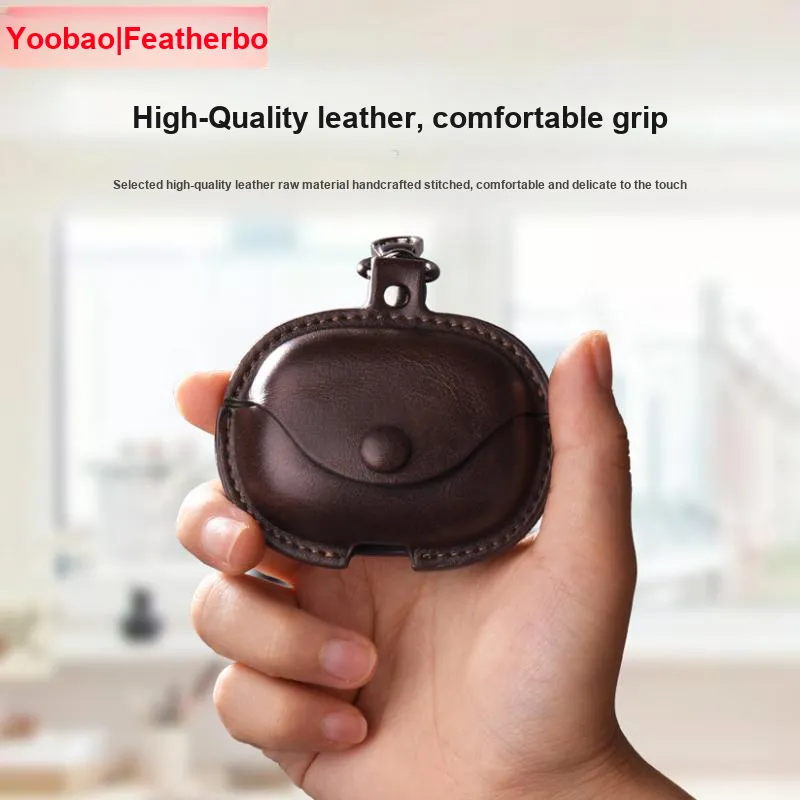 Yoobao Compatibility With Redmi Buds 6/Buds 6 Active Leather Business Impact Resistant With Hooks Headphone Set-4