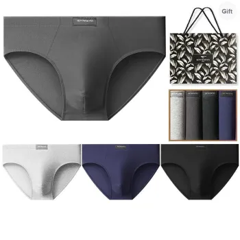 SEPTWOLVES Underpants Men's 4 Pack Gift Box Set+Shopping Bag
