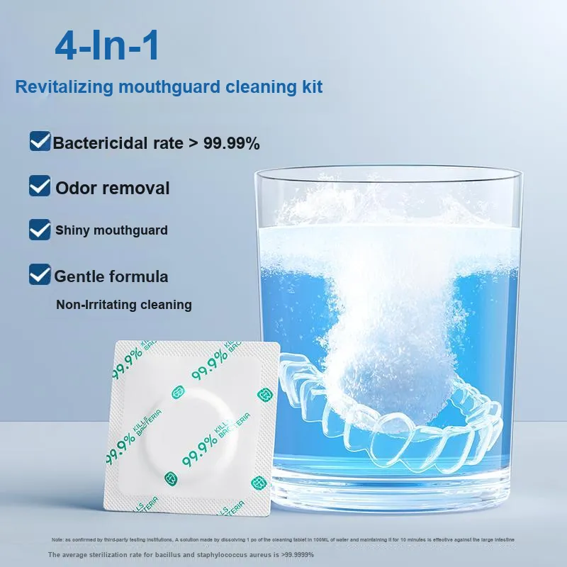 PROTEFIX Orthodontic Denture Cleaning Tablets Retainer Effervescent Tablets Antibacterial-2