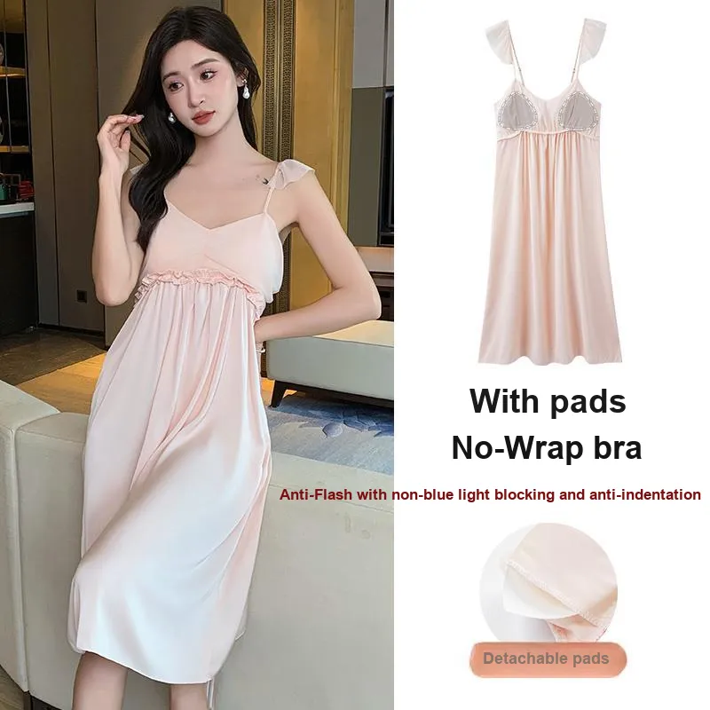 Pretty Lady Nightgown Women's Light Pink-3