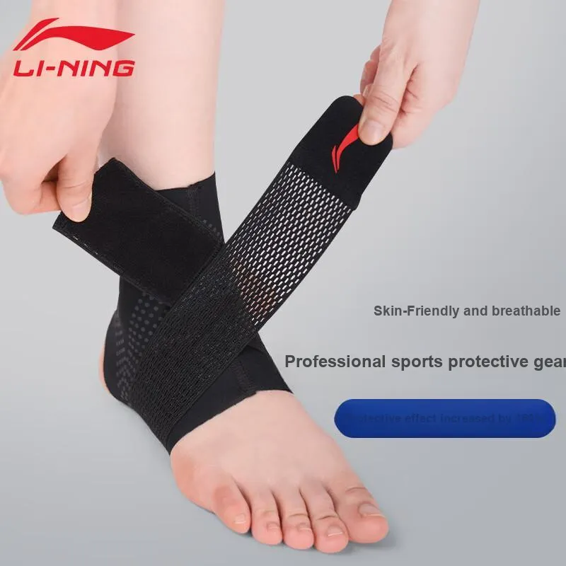 LiNing Ankle Braces Soccer, Basketball, Running, Cycling Unisex Polyester, Polyamide, Elastane-1