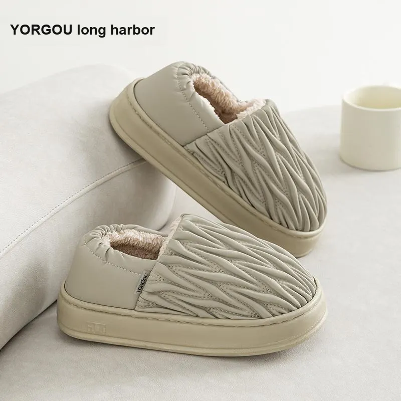 Far Port Slip Resistant, Abrasion Resistant, Waterproof, Height Increasing, Thermal Low Top Casual Shoes Unisex-7