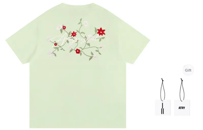 Atry Flower Body LOGO Series T Shirt Unisex-8