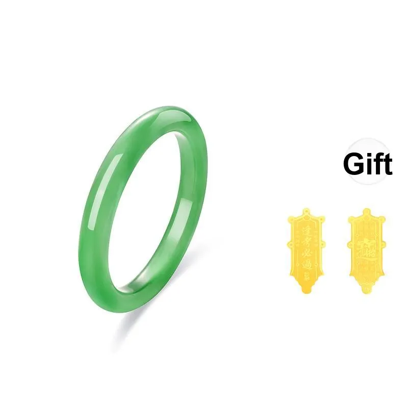 JINLIUFUJIXIANG Glass Cat Eye Bangles Women's-7