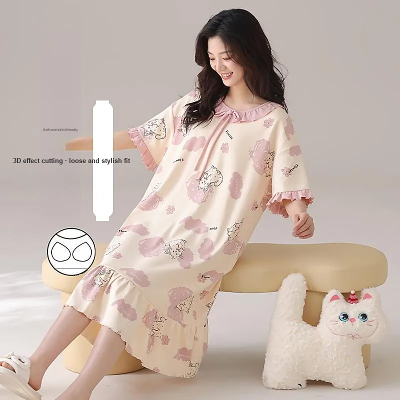 Pretty lady Women's Nightgowns-2