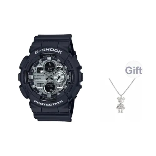 Г Shock Кварцевый Механизм Часы Унисекс Черный Циферблат